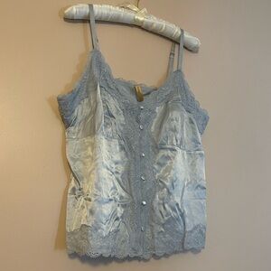 NWT Shyanne Boot Barn camisole large lacy velvety tank top